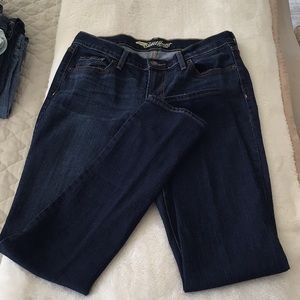 Old navy sweetheart jeans long size 8 dark blue